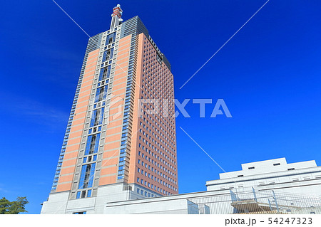 【群馬県】晴天下の群馬県庁新庁舎 54247323