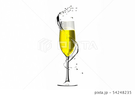 シャンパンのCG 54248235