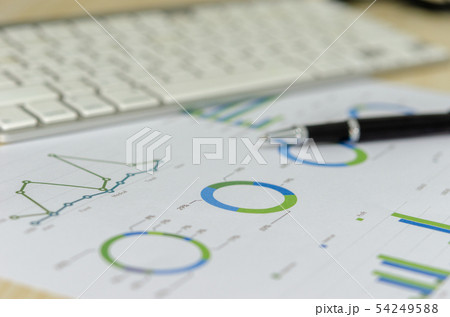 business graph and chart 54249588
