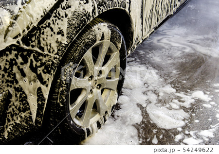 car wash bubbles 54249622