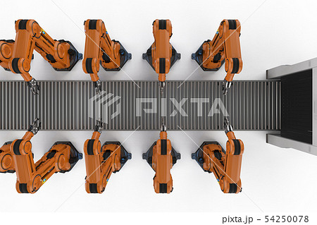 Automation factory concept Automation factory concept 54250078