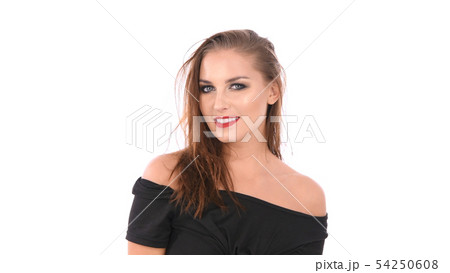 Holiday Concept. Beautiful girl is charming on the 54250608