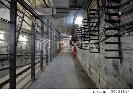 Emergency corridor in the tunnel 54251314