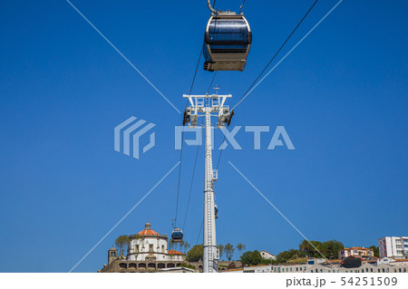 Tourist cable car Teleferico de Gaia in Porto, Tourist cable car Teleferico de Gaia in Porto, 54251509