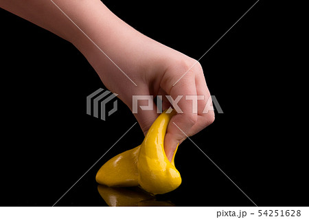 Play with slime 54251628