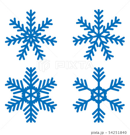 Snowflake icons kit. 54251840
