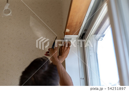 和室リフォーム 劣化した窓枠のDIY 和室リフォーム 劣化した窓枠のDIY 54251897