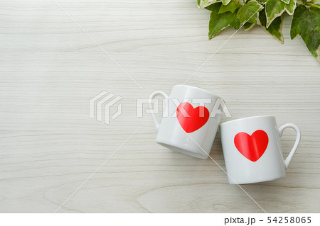 ハート コップ カップ カップル 結婚 イメージ バレンタイン ハート コップ カップ カップル 結婚 イメージ バレンタイン 54258065