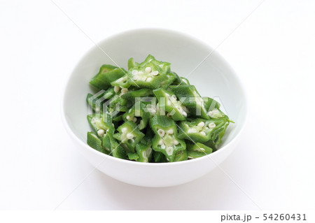 茹でオクラ 茹でオクラ 54260431