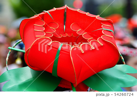 盛岡さんさ踊り  花笠 54260724