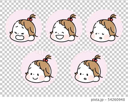 Girl baby expression set 54260948