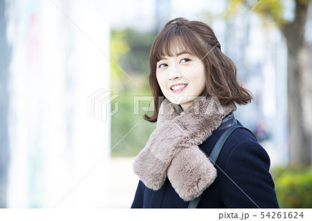 マフラー　コート　女性　冬 54261624