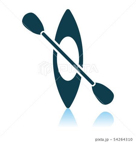 Kayak And Paddle Icon Kayak And Paddle Icon 54264310