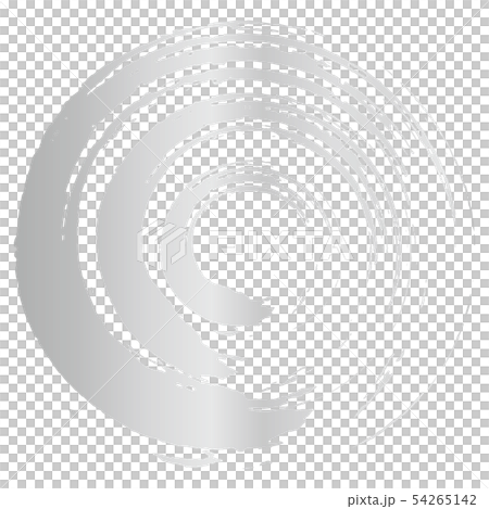 Background illustration of a circle drawn with a brush 54265142