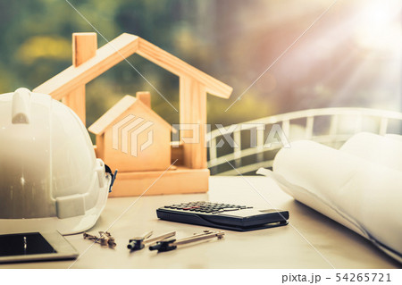 Workspace of architect and engineer construction. Workspace of architect and engineer construction. 54265721
