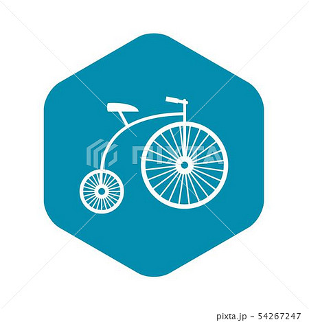 Penny-farthing icon, simple style Penny-farthing icon, simple style 54267247