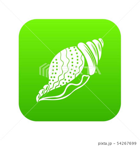 Nature Shell Icon Simple Styleのイラスト素材