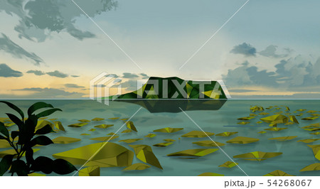 Jeju, beautiful island of S. korea. painting of beautiful scenery of Jeju illustration 002 Jeju, beautiful island of S. korea. painting of beautiful scenery of Jeju illustration 002 54268067