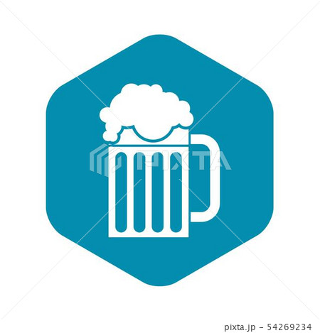 Beer mug icon, simple style Beer mug icon, simple style 54269234