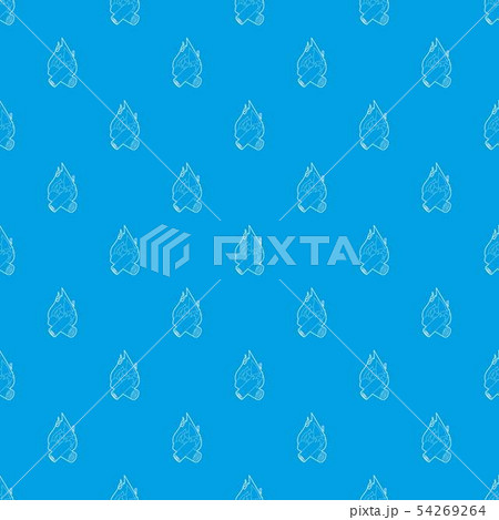 Campfire pattern vector seamless blue 54269264