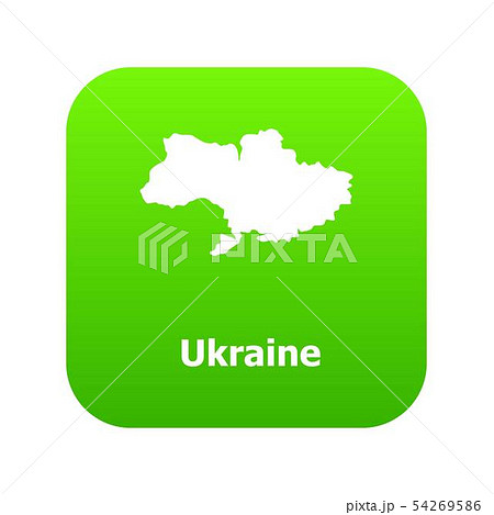 Ukraine map icon, simple style Ukraine map icon, simple style 54269586