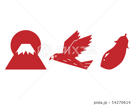 年賀素材16 初夢 年賀素材16 初夢 54270614