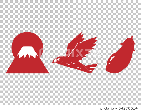 年賀素材16 初夢 年賀素材16 初夢 54270614