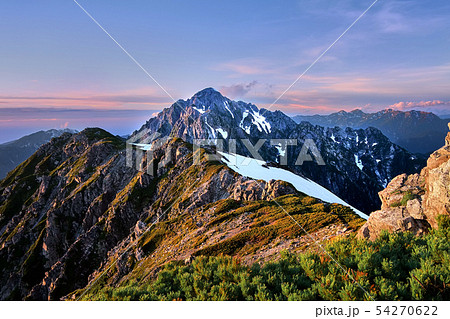 剣岳夕景 54270622