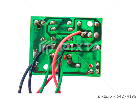 close up of Electronic circuit board isolated on close up of Electronic circuit board isolated on 54274138