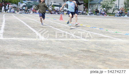 運動会イメージ（徒競走） 54274277
