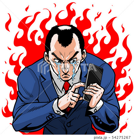 スマホ操作ビジネスマン 54275267