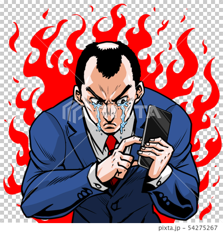 スマホ操作ビジネスマン 54275267