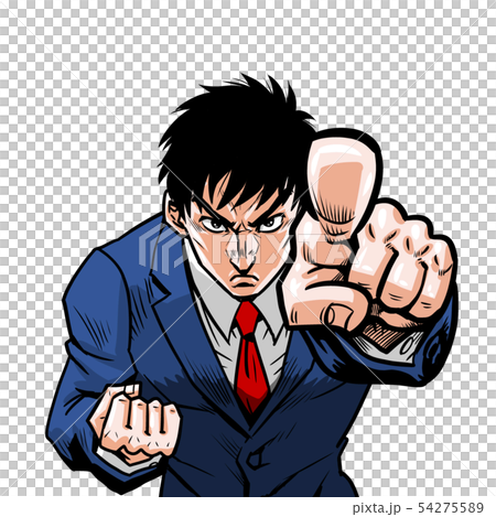 指差しビジネスマン 54275589