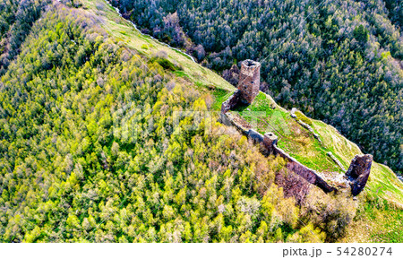 Queen Tamari Castle at Ushguli village in Upper Svaneti, Georgia 54280274