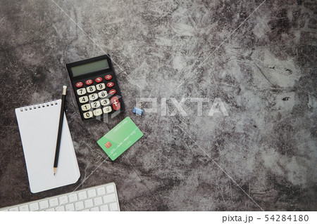 Office desk table Money concept, banking. Office desk table Money concept, banking. 54284180