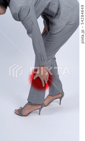 Business woman muscle suffering or painful from Business woman muscle suffering or painful from 54284649