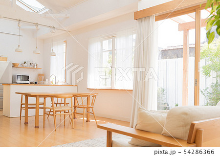 リビングダイニング リビング マイホームの写真素材