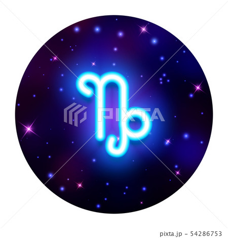 Capricorn zodiac sign, horoscope symbol, vector Capricorn zodiac sign, horoscope symbol, vector 54286753