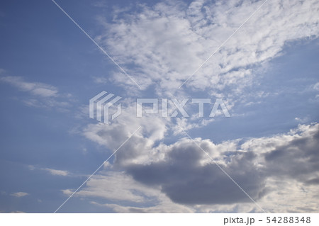 Blue sky background with clouds. The beauty of the 54288348