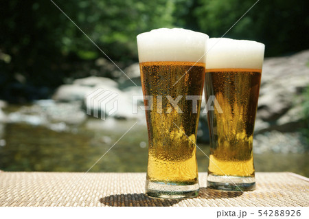 ビール　キャンプ 54288926