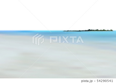 海 夏 水 背景 のイラスト素材 54290541 Pixta