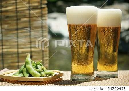 ビール　夏　 54290943