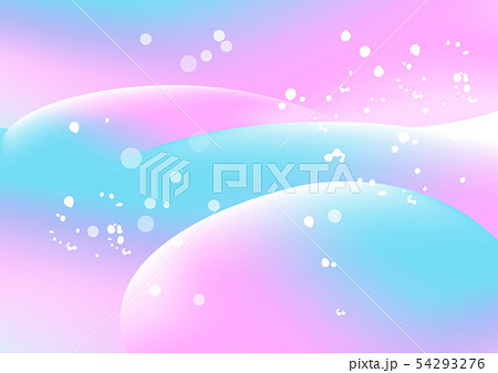 かわいいピンクブルーのリゾートイメージ 54293276