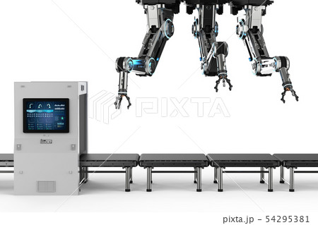 Automation factory concept Automation factory concept 54295381
