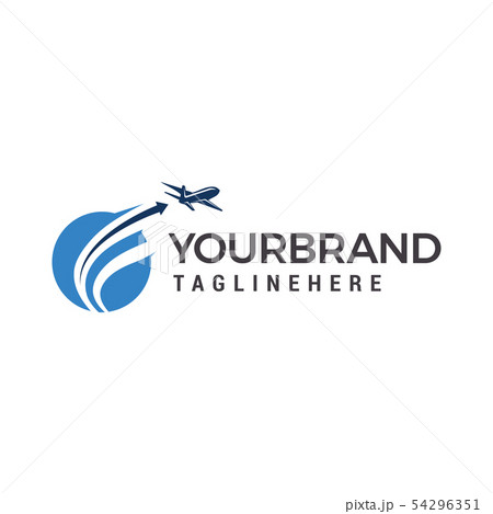 Planet Travel Logo, Plane fly logo design template Planet Travel Logo, Plane fly logo design template 54296351