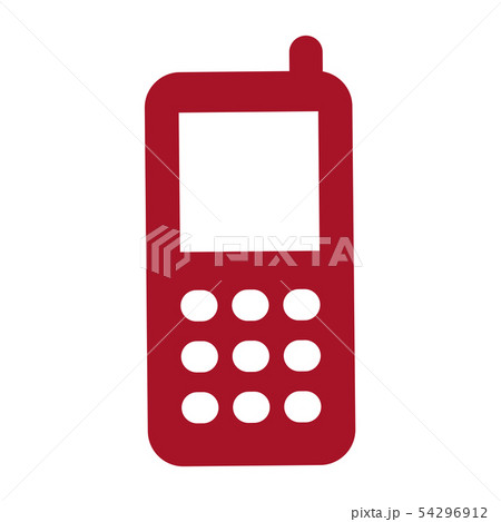 携帯電話アイコンのイラスト素材
