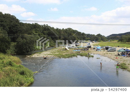 学校橋河原にて（嵐山町） 54297400