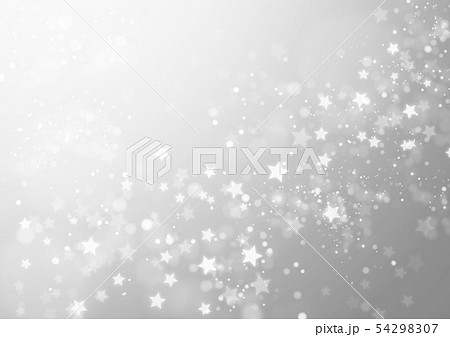 シルバー星キラキライメージのイラスト素材 シルバー星キラキライメージのイラスト素材
