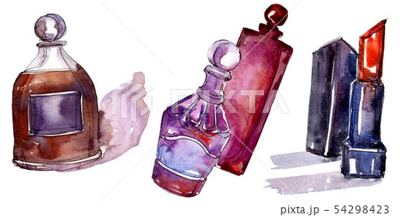 Fashionable sketch glamour illustration in a watercolor style isolated element. Watercolour Fashionable sketch glamour illustration in a watercolor style isolated element. Watercolour 54298423