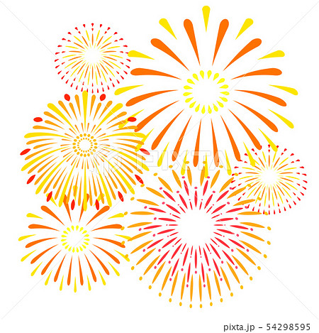 花火のイラスト素材 54298595